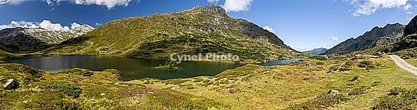 Giglach lakes, mountain landscape, panoramic view, Schladminger Tauern, Schladming, Styria, Austria [IBR125415383]