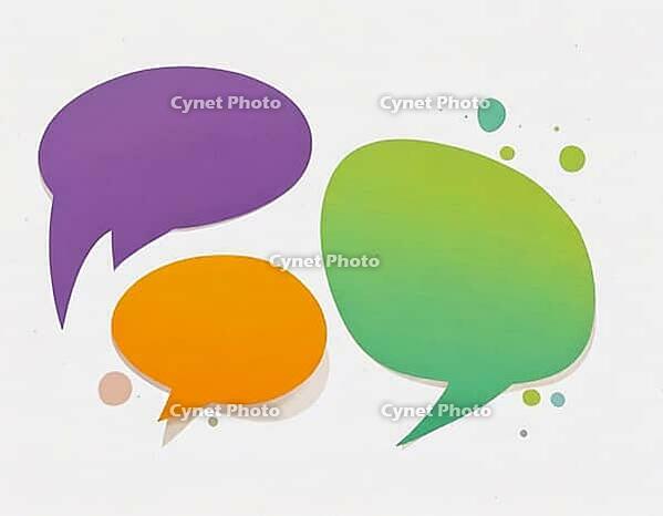 Creative comic‑style speech bubble artwork designed for modern communication templates and playful visual compositions, AI generated [IBR125421263]