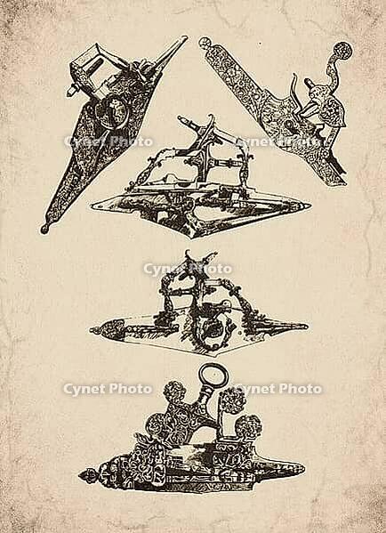 Engraved Historic Ornate Wheellock Mechanisms and Lockplates Historical Engraving, Digitally Remastered and Enhanced [IBR125421646]