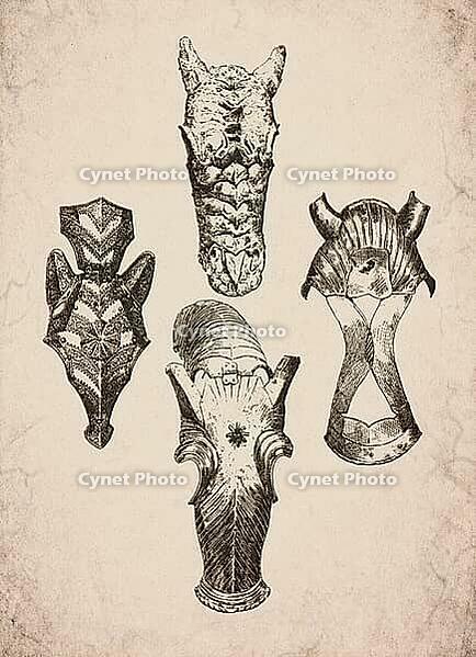 Engraved Historic Horse Armor and Chamfrons Historical Engraving, Digitally Remastered and Enhanced [IBR125421706]