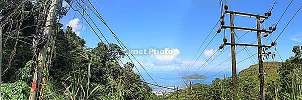 Beautiful impressions of the tropical landscape on the Seychelles islands paradise [IBR125436304]