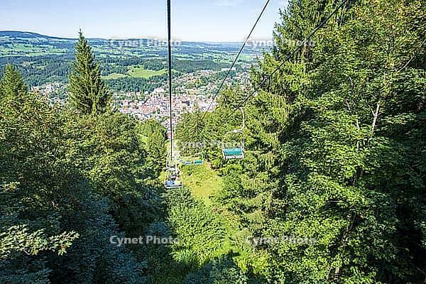 Take the midday train down towards Immenstadt, Oberallg$00E4u, Allg$00E4u, Bavaria, Germany [IBR125448824]