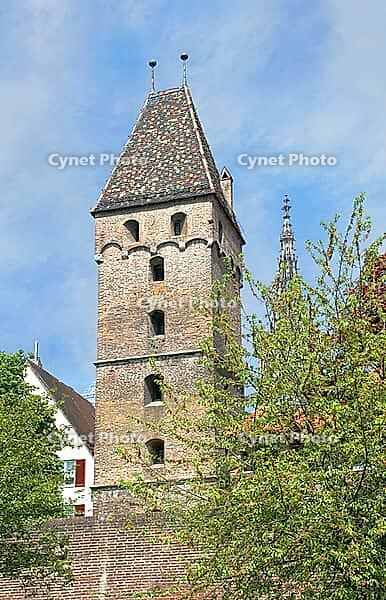 Metzgerturm on the Danube in Ulm [IBR125462068]