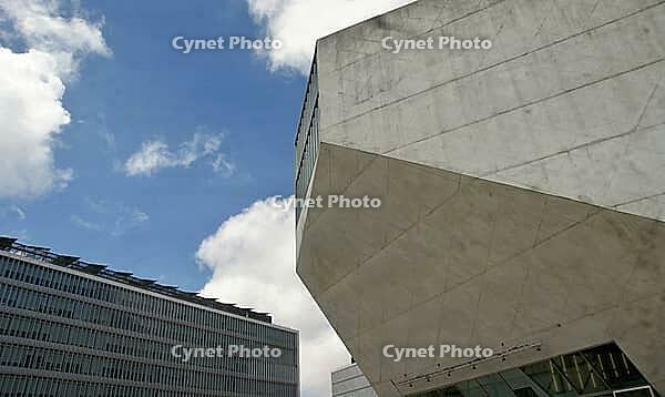 The Casa da Música building against the blue sky in Porto [IBR125462078]