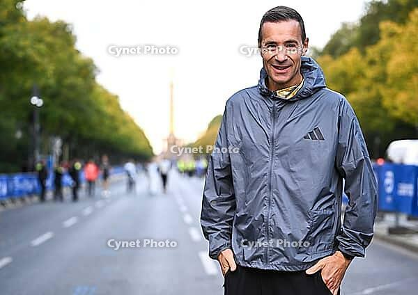 27.09.2026, Athletics BMW Berlin - Marathon 2026, from left presenter Kai Pflaume at BMW Berlin - Marathon 2026 [IBR113453138]