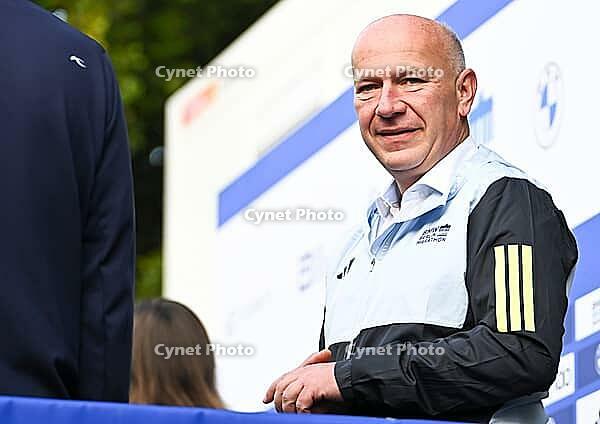 27.09.2026, Athletics BMW Berlin - Marathon 2026, from left Kai Wegner, Governing Mayor of Berlin at the BMW BERLIN-MARATHON 2026 [IBR113453148]