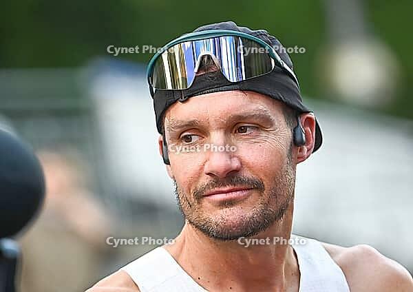 27.09.2026, Athletics BMW Berlin - Marathon 2026, from left Jan Frodeno, three-time Iron Man winner at the BMW BERLIN-MARATHON 2026 [IBR113453151]