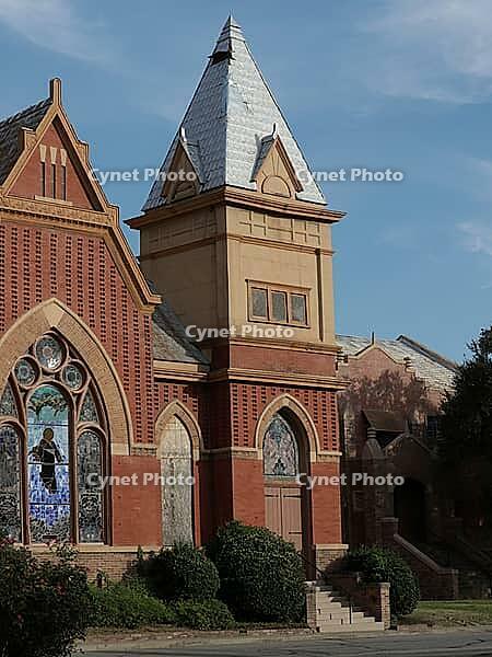 Greenville TX -October 16, 2025: Historic Church Building Located in Downtown Greenville, Texas [IBR125492328]
