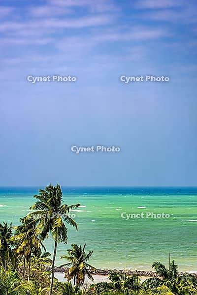 The typical sea of ??the northeast region of Brazil in the city of Olinda in Pernambuco [IBR125527111]