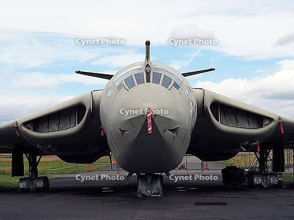 Elvington, Yorkshire, United Kingdom - 11 07 2023: Handley Page Victor B.1 a British strategic bomber and tanker during the Cold War by the Royal Air Force [IBR125536405]