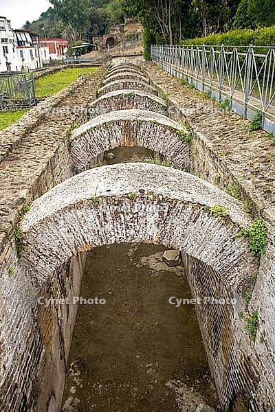 Baths of Baia archaeological park, Baia, Campania, Naples, Italy [IBR125536434]