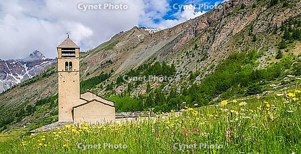 Maljasset in Alpes-de-Haute-Provence in france [IBR125536481]