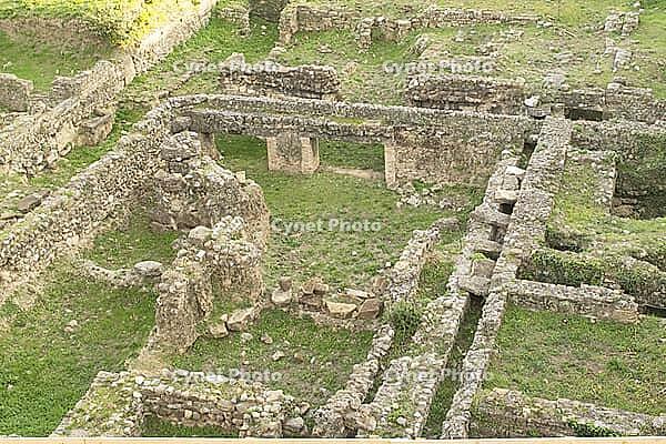 The ruins of a Roman camp in nord of Italy [IBR125557543]