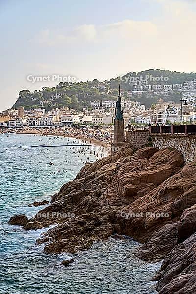 Statue of Minerva in Tossa de Mar, Girona, Spain. 24.08.2024 [IBR125557593]