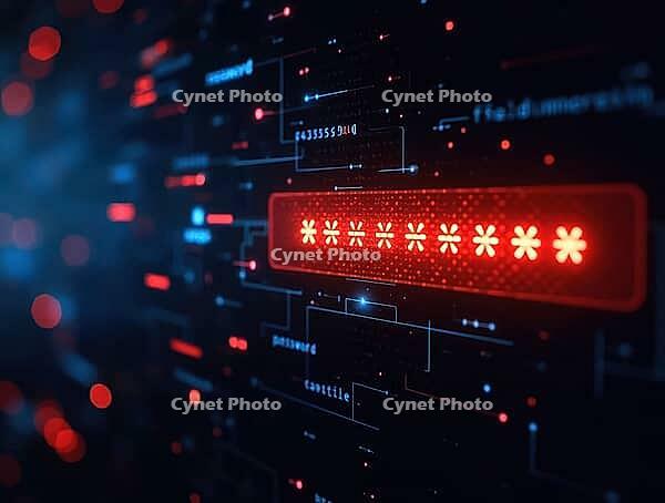 Secure password behind firewall protecting sensitive data with glowing security measures, AI generated [IBR125636868]