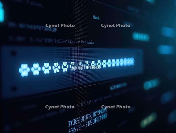 Password field with asterisks on a computer screen showing confidential information protected by firewalls and security measures, AI generated [IBR125636928]