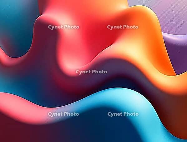 Abstract background with flowing shapes and vibrant colors creating a dynamic and visually appealing design, AI generated [IBR125645943]