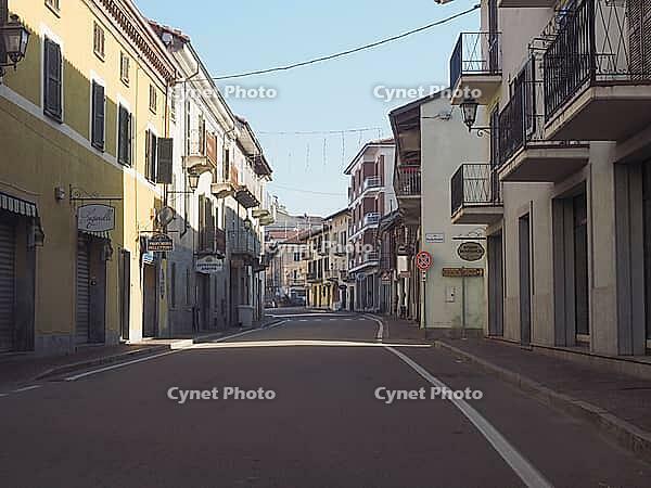MONTA D'ALBA, ITALY - CIRCA DECEMBER 2018: View of the city [IBR125654773]