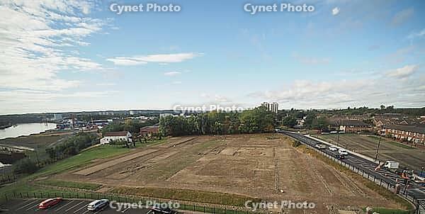 WALLSEND, UK - SEPTEMBER 22, 2026: Ruins of Segedunum Roman Fort where Hadrian Wall begins [IBR125654805]