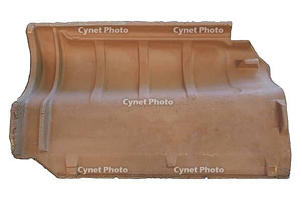 Roof tile isolated over a white background [IBR125654826]