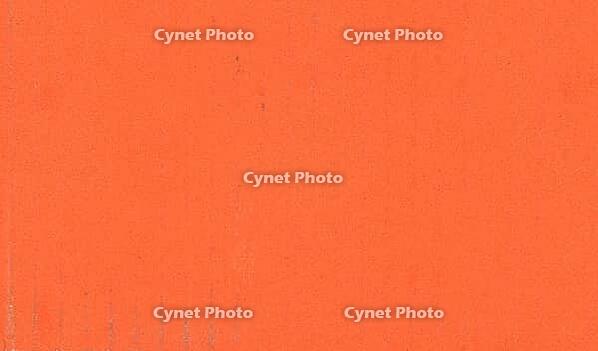Orange corrugated cardboard texture useful as a background [IBR125654843]