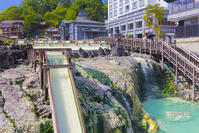 草津温泉の湯畑 [YKA110023144]