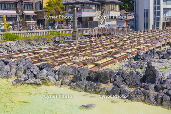 草津温泉の湯畑 [YKA110023140]