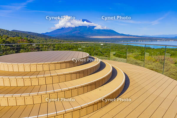 パノラマ台から山中湖と富士山 [YKA110023197]