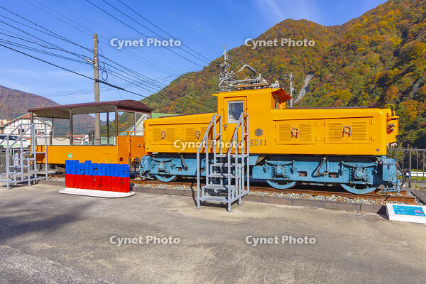 黒部峡谷鉄道のトロッコ電車 [YKA110023369]