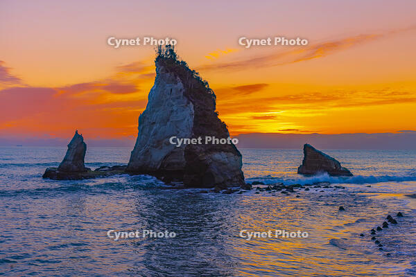 朝の雀島 [YKA110023486]