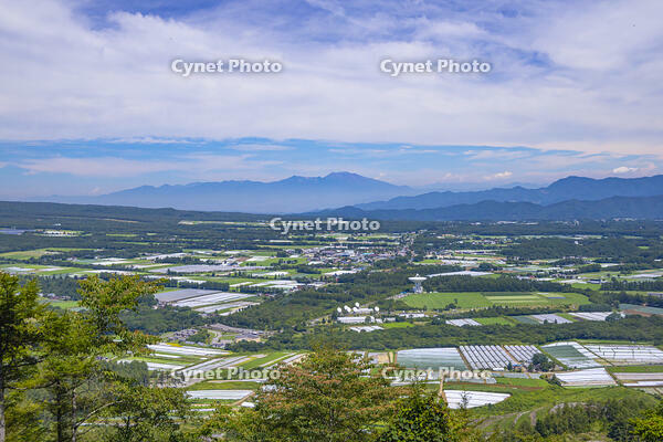 飯盛山中腹から浅間山 [YKA110024086]