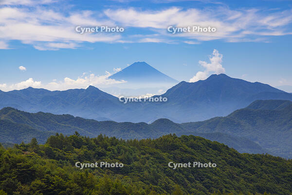 飯盛山から富士山 [YKA110024087]