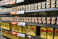 Woolworths supermarket food shelves promotion yogurt [UIG110171046]