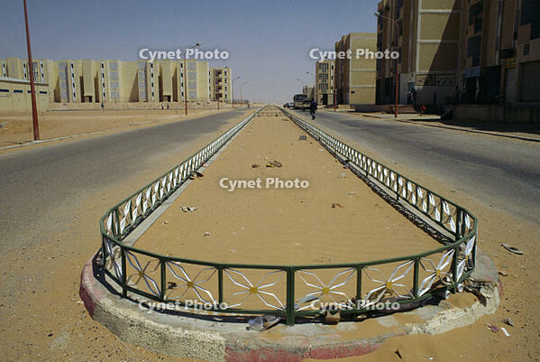 Modern buildings in Hassi Messaoud [UIG110170938]