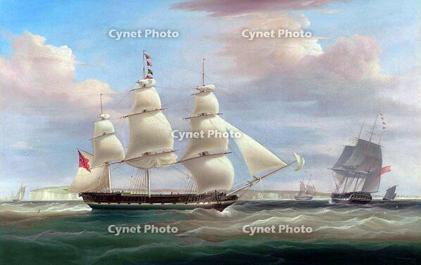 China: The East Indiaman 'Atlas', 1826. William John Huggins (1781-1845). [UIG110170943]