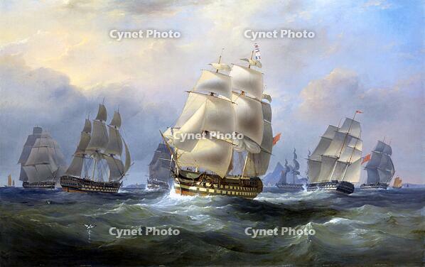 China: 'East Indiamen in China Seas'. William John Huggins (1781-1845). [UIG110170949]