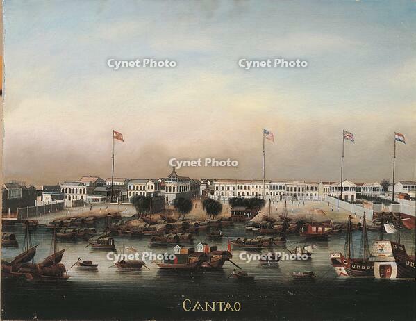 Canton, agencies for foreign companies, painting [UIG110170979]