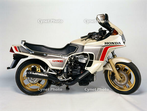 Honda CX500 Turbo Motorcycle, 1982. [UIG110171079]