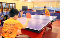 The table tennis team of Suzhou Jinchan Experimental Primary School will represent China in international table tennis competitions. [IMC111460103]