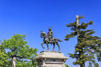 青葉山公園の伊達政宗公騎馬像 [NHI110043504]