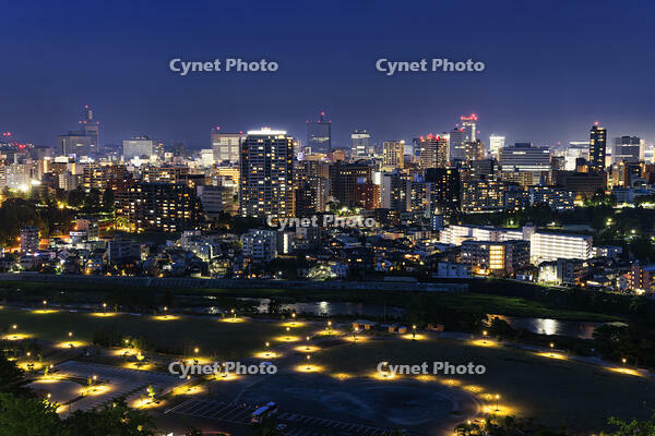 青葉山公園から望む仙台市街夜景 [NHI110043474]