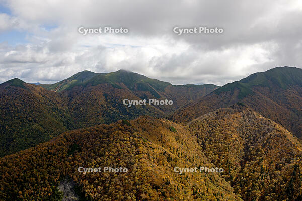 音更山から石狩岳紅葉 [TSU110011603]