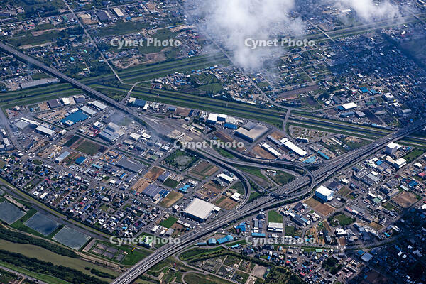 道央自動車道札幌JCT周辺 [TSU110011657]