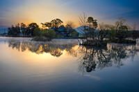 早朝の浮島神社 [XLN110000014]