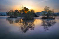 早朝の浮島神社 [XLN110000015]