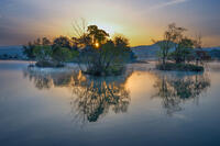 早朝の浮島神社 [XLN110000016]